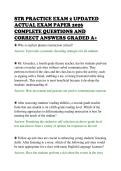 STR PRACTICE EXAM 2 UPDATED&NewLine;ACTUAL EXAM PAPER 2026&NewLine;COMPLETE QUESTIONS AND&NewLine;CORRECT ANSWERS GRADED A&plus;&NewLine;