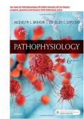 Test bank for Pathophysiology 6th Edition Banasik &vert; ISBN-13&NewLine;978-0323354813  &vert; &lpar;All 54 chapters complete&comma; Questions and Answers With Rationales&rpar; Latest 