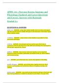 BUNDLE PACKAGE DEAL FOR  ALL  ANATOMY  EXAMINATIONS QUESTIONS WITH BEST SOLUTIONS&period; SOLUTIONS WITH RATIONALES &vert;&vert; GRADED A&plus; SOLUTIONS &vert;&vert; EXECELLECE&excl;&excl;&excl;