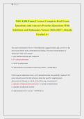 NSG 4100 Exam 2 Actual Complete Real Exam &NewLine;Questions and Answers Practice Questions With &NewLine;Solutions and Rationales Newest 2026-2027 &vert; Already &NewLine;Graded A&plus;