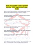 NRNP 6645 Midterm Exam Newest Version 100&percnt; Guaranteed Pass 2026&excl;&excl;