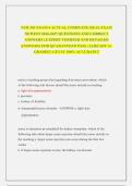 NUR 201 EXAM 4 ACTUAL COMPLETE REAL EXAM &NewLine;NEWEST 2026-2027 QUESTIONS AND CORRECT &NewLine;ANSWERS &lpar; EXPERT VERIFIED AND DETAILED &NewLine;ANSWERS&rpar; FOR QUARANTEED PASS &vert; ALREADY A&plus; &NewLine;GRADED &vert; GET IT 100&percnt; ACCURATE&excl;&excl; 