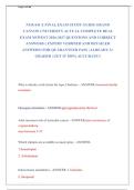 NUR 641 E FINAL EXAM STUDY GUIDE GRAND &NewLine;CANYON UNIVERSITY ACTUAL COMPLETE REAL &NewLine;EXAM NEWEST 2026-2027 QUESTIONS AND CORRECT &NewLine;ANSWERS &lpar; EXPERT VERIFIED AND DETAILED &NewLine;ANSWERS&rpar; FOR QUARANTEED PASS &vert; ALREADY A&plus; &NewLine;GRADED &vert; GET IT 100&percnt; ACCURATE&excl;&excl; 