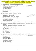 Computerized CSCE Exam with OSCE 2026 with all Correct & 100&percnt; Verified Answers &vert;Latest Version &vert;Already Graded A&plus;
