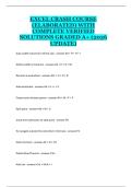 Excel Crash Course &ndash; Comprehensive Guide with Worked Examples&comma; Complete Solutions&comma; and Spreadsheet Skills