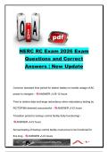 NERC CERTIFICATION EXAM COMPLETE PACKAGE DEAL