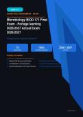 Microbiology BIOD 171 Final Exam Portage Learning Actual Exam 2026&sol;2027 &ndash; Complete Exam-Style Questions &vert; 100&percnt; Verified &ndash; Pass Guaranteed &ndash; A&plus; Graded