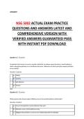 NSG 5002&comma; NSG 5002&comma; HOSMERIT &ndash; Latest Comprehensive Practice Questions and Answers