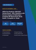 PEA Pre-Predictor Exam Actual Exam 2026&sol;2027 &ndash; Complete Exam-Style Questions &vert; 100&percnt; Verified &ndash; Pass Guaranteed &ndash; A&plus; Graded&NewLine;&NewLine;