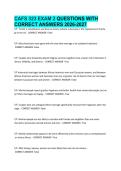 CAFS 323 EXAM 2 QUESTIONS WITH CORRECT ANSWERS 2026-2027&period;
