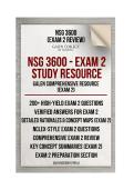 NSG 3600 Exam 1 and 2 &vert; Questions & Verified Answers &vert; 2026 Edition &vert; Galen College