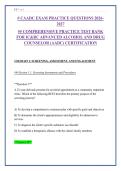 CAADC EXAM PRACTICE QUESTIONS 2026-2027&colon; COMPLETE TEST BANK FOR IC&RC AADC CERTIFICATION