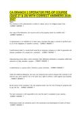 CA BRANCH 2 OPERATOR PRE-OP COURSE &lpar;QUIZ 27 & 28&rpar; WITH CORRECT ANSWERS 2026-2027&period;p