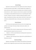BSN 435 Assessment 2&colon; Research Designs