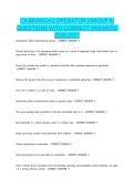 CA BRANCH 2 OPERATOR &lpar;GROUP 6&rpar; QUESTIONS WITH CORRECT ANSWERS 2026-2027&period;