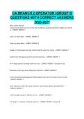 CA BRANCH 2 OPERATOR &lpar;GROUP 5&rpar; QUESTIONS WITH CORRECT ANSWERS 2026-2027&period;