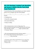 ASA 104 Bareboat Cruising Exam Questions&NewLine;and Answers &lpar;2026&rpar; &vert; Review Pack &vert; Real&NewLine;Exam Practice &vert; A&plus;