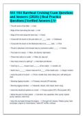 ASA 104 Bareboat Cruising Exam Questions&NewLine;and Answers &lpar;2026&rpar; &vert; Real Practice&NewLine;Questions &vert; Verified Answers &vert; A&plus;