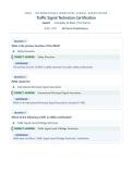 IMSA Traffic Signal Technician Level I &vert; Questions and Verified Answers &vert; Grade A &vert; 100&percnt; Correct &lpar;2026 &sol; 2027 Update&rpar;