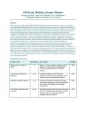 PHYS 165 Module 3 Exam &ndash; Physics&colon; Portage Learning &ndash; 2026&sol;2027 Academic Year &ndash; 1D Kinematics&comma; Motion in a Straight Line&comma; and Free Fall Exam