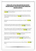 FEDERAL MPJE &vert;ACTUAL EXAM QUESTIONS AND VERIFIED ANSWERS&vert;GRADED A&plus;&vert;PASS ON FIRST ATTEMPT&vert;BRAND NEW 2026&sol;2027 UPDATE&excl;&excl;&excl;&excl;