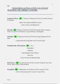 NSG 120 Quiz 6 & Final &lpar;Units 11 & 12&rpar;&comma;Comprehensive Exam Questions and Correct Answers Study Guide