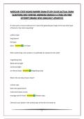 MISSOURI STATE BOARD BARBER EXAM STUDY GUIDE&vert;ACTUAL EXAM QUESTIONS AND VERIFIED ANSWERS&vert;GRADED A&plus;&vert;PASS ON FIRST ATTEMPT&vert;BRAND NEW 2026&sol;2027 UPDATE&excl;&excl;&excl;&excl;