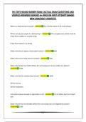 NV STATE BOARD BARBER EXAM &vert;ACTUAL EXAM QUESTIONS AND VERIFIED ANSWERS&vert;GRADED A&plus;&vert;PASS ON FIRST ATTEMPT&vert;BRAND NEW 2026&sol;2027 UPDATE&excl;&excl;&excl;&excl;