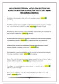 ILLINOIS BARBER STATE EXAM &vert;ACTUAL EXAM QUESTIONS AND VERIFIED ANSWERS&vert;GRADED A&plus;&vert;PASS ON FIRST ATTEMPT&vert;BRAND NEW 2026&sol;2027 UPDATE&excl;&excl;&excl;&excl;