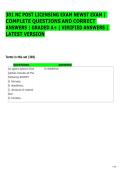 NC Post Licensing Course 301 &lpar;North Carolina Real Estate Commission&rpar; Latest Exam Questions and Correct Answers &ndash; Complete Exam Preparation Material