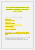 NURS 201 Exam Questions and Answers Practice &NewLine;Questions With Solutions and Newest 2026-2027 &vert; &NewLine;Already Graded A&plus;