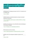 SWPPP COMPREHENSIVE STUDY GUIDE&NewLine;COMPLETE QUESTIONS AND CORRECT&NewLine;ANSWERS&NewLine;