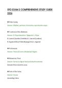 SYO EXAM 2 COMPREHENSIVE STUDY GUIDE&NewLine;2026&NewLine;