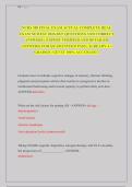 NURS 388 FINAL EXAM ACTUAL COMPLETE REAL &NewLine;EXAM NEWEST 2026-2027 QUESTIONS AND CORRECT &NewLine;ANSWERS &lpar; EXPERT VERIFIED AND DETAILED &NewLine;ANSWERS&rpar; FOR QUARANTEED PASS &vert; ALREADY A&plus; &NewLine;GRADED &vert; GET IT 100&percnt; ACCURATE&excl;&excl;