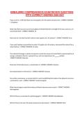 EMBALMING COMPREHENSIVE EXAM REVIEW QUESTIONS WITH CORRECT ANSWES 2026-2027