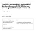 Pass CCRN test bank EXAM &lpar;updated 2026&rpar; Questions & Answers &vert; With 100&percnt; Correct Answers graded A&plus; Guaranteed Success&excl;&excl;