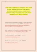 NURS 5220 EXAM 1 ACTUAL COMPLETE REAL EXAM &NewLine;NEWEST 2026-2027 QUESTIONS AND CORRECT &NewLine;ANSWERS &lpar; EXPERT VERIFIED AND DETAILED &NewLine;ANSWERS&rpar; FOR QUARANTEED PASS &vert; ALREADY A&plus; &NewLine;GRADED &vert; GET IT 100&percnt; ACCURATE&excl;&excl;