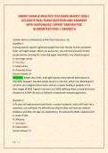 NREMT EXAM & PRACTICE TEST BANK NEWEST 2026 &vert; &NewLine;ACCURATE REAL EXAM QUESTION AND ANSWERS  &NewLine;WITH RATIONALES&vert; EXPERT VERIFIED FOR &NewLine; GUARANTEED PASS &vert; GRADED A