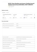 NPLEX 1 Exam Questions and Answers &lpar;Verified Answers&rpar; Updated &lpar;Actual Exam&rpar; 20252026 LATEST VERSION&excl;&excl;