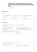 MCN 538 Exam 1 Exam Questions & Answers &vert; 100&percnt; Verified solutions &lpar;2026&rpar; UPDATE &vert;2026&excl;&excl; STUDY GUIDE EXAM
