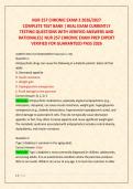 NUR 257 CHRONIC EXAM 3 2026&sol;2027 &NewLine;COMPLETE TEST BANK &vert; REAL EXAM CURRENTLY &NewLine;TESTING QUESTIONS WITH VERIFIED ANSWERS AND &NewLine;RATIONALES&vert; NUR 257 CHRONIC EXAM PREP EXPERT &NewLine;VERIFIED FOR GUARANTEED PASS 2026