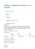 NSG554 EXAM PACKAGE DEAL 2026  LATEST UPDATE SCORE A  SOUTH COLLAGE