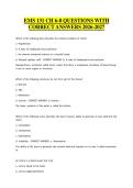 EMS 131 CH 6-8 QUESTIONS WITH CORRECT ANSWERS 2026-2027
