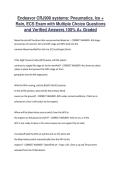 Endeavor CRJ900 systems&semi; Pneumatics&comma; Ice &plus; Rain&comma; ECS Exam with Multiple Choice Questions and Verified Answers 100&percnt; A&plus; Graded&NewLine;