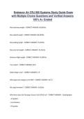 Endeavor Air CRJ 900 Systems Study Guide Exam with Multiple Choice Questions and Verified Answers 100&percnt; A&plus; Graded&NewLine;