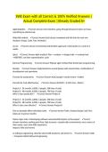 SWE Exam with all Correct & 100&percnt; Verified Answers &vert;Actual Complete Exam &vert;Already Graded A&plus;