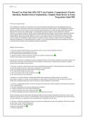 Wound Care Final Quiz 2026&ndash;2027 Latest Update &vert; Comprehensive Practice Questions&comma; Detailed Answer Explanations&comma; Complete Study Review & Exam Preparation Guide PDF&NewLine;