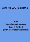 Air Force EOC P2 Exam 2 Questions and Answers &vert; End-of-Course Study Guide & Practice Test PDF 2026