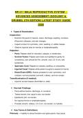 NR 511 &ndash; Male Reproductive System&colon; Advanced Assessment &lpar;Advanced Assessment&colon; Interpreting Findings and Formulating Differential Diagnoses&rpar; Latest Study Guide &lpar;2026&rpar;