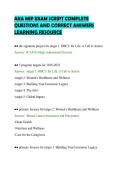 AKA MIP EXAM SCRIPT COMPLETE&NewLine;QUESTIONS AND CORRECT ANSWERS&NewLine;LEARNING RESOURCE